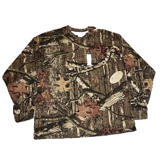 MOSSY OAK 2XL Break Up Infinity Mens Long Sleeve Camo forest hunting shirt XXL - Picture 1 of 6